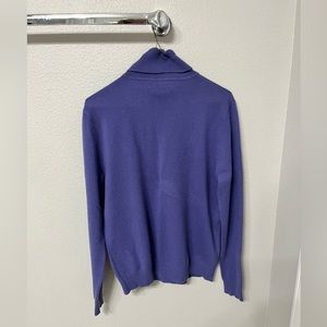 Country Shop 100% Cashmere Turtleneck Sweater Lavender Women's Medium